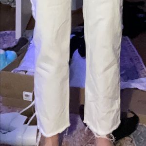 zara off white jeans